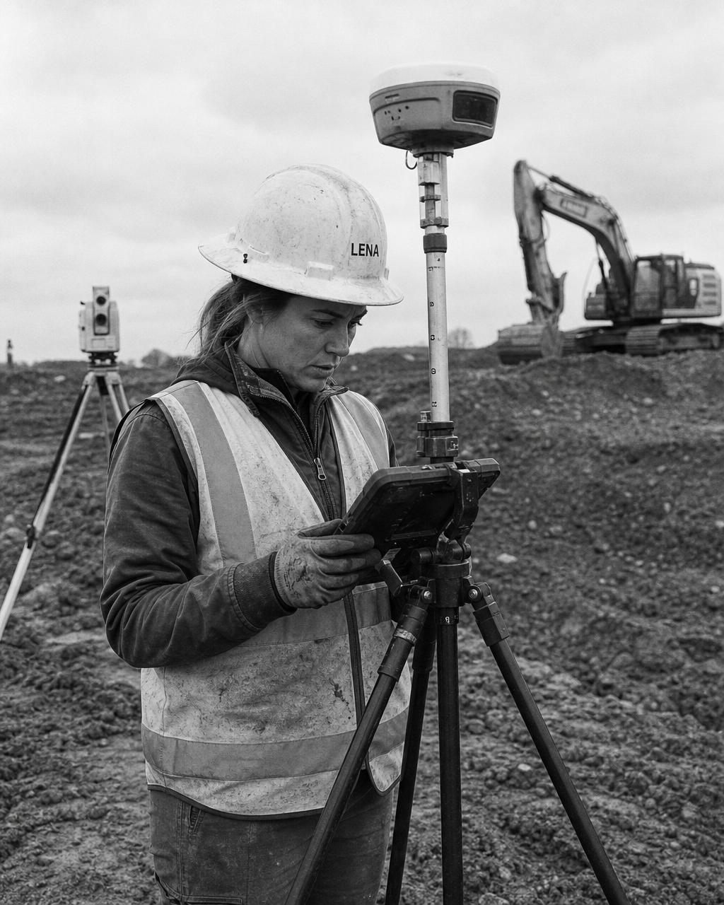 Lena K., Surveyor · Site Engineer